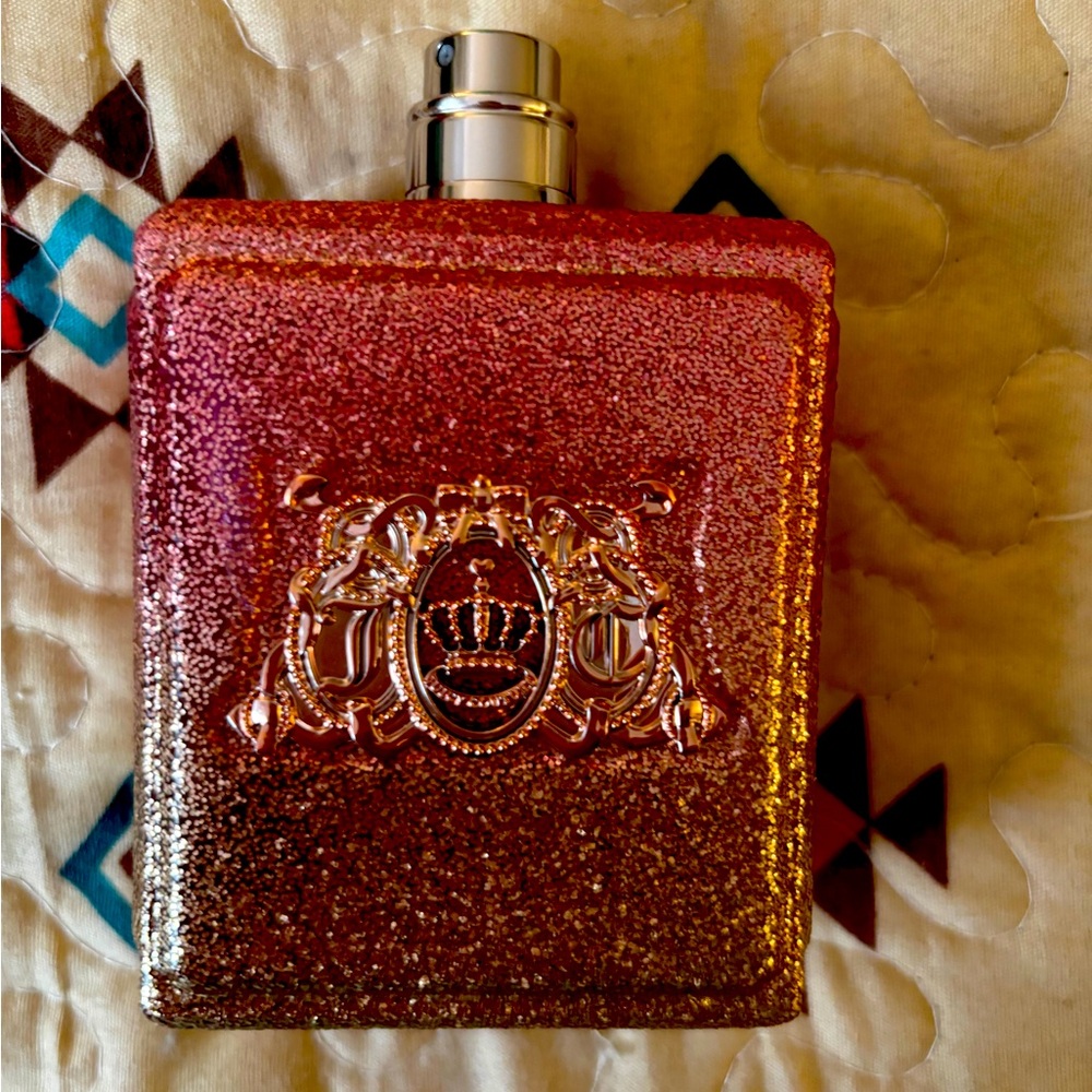 Juicy Couture Pink and Gold Glitter Perfume